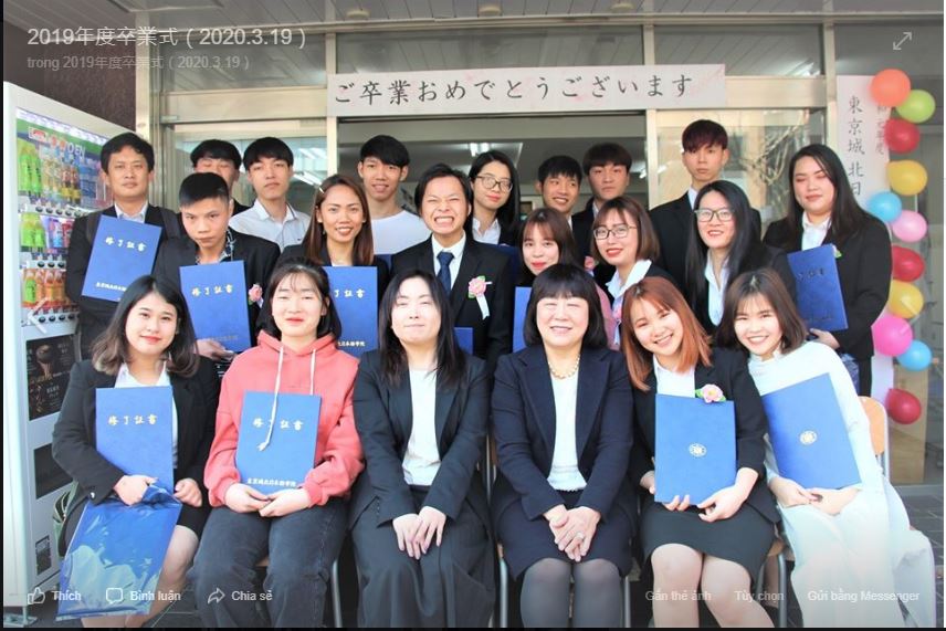 LỄ TỐT NGHIỆP KHÓA TIẾNG NHẬT - HỌC VIỆN NHẬT NGỮ TOKYO JOHOKU